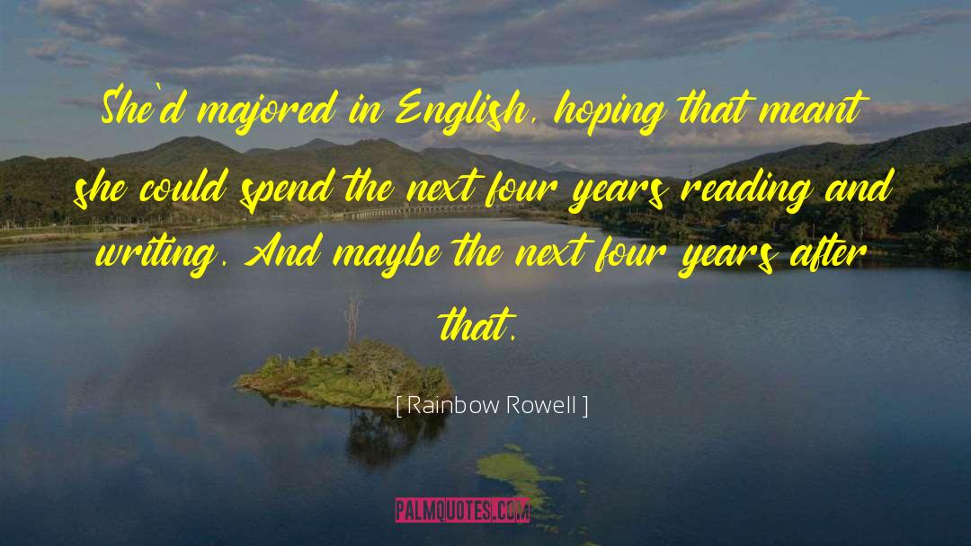 Beliau In English quotes by Rainbow Rowell