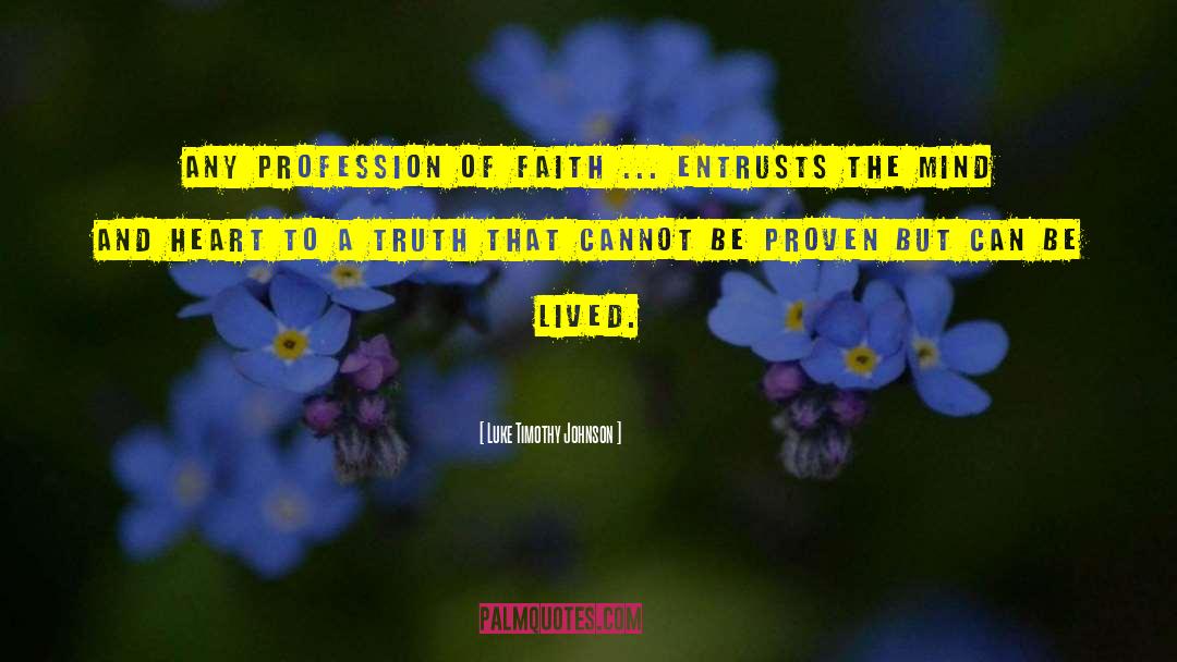 Belief And Faith quotes by Luke Timothy Johnson