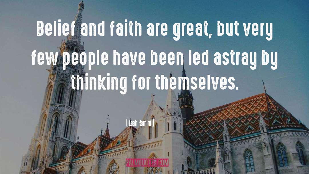 Belief And Faith quotes by Leah Remini