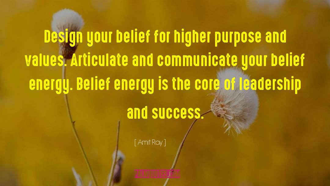 Belief Energy quotes by Amit Ray