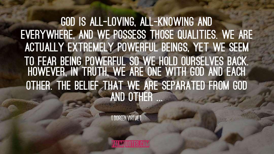Belief God quotes by Doreen Virtue