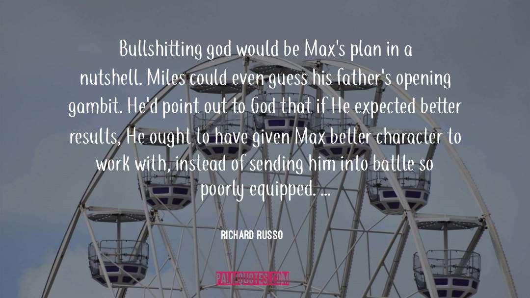 Belief God quotes by Richard Russo