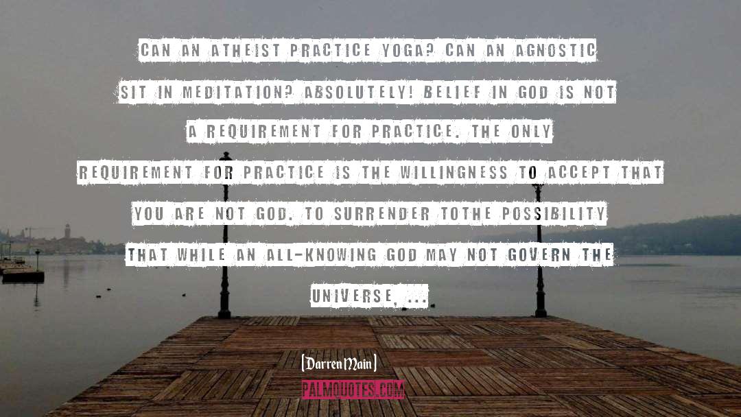 Belief In God quotes by Darren Main