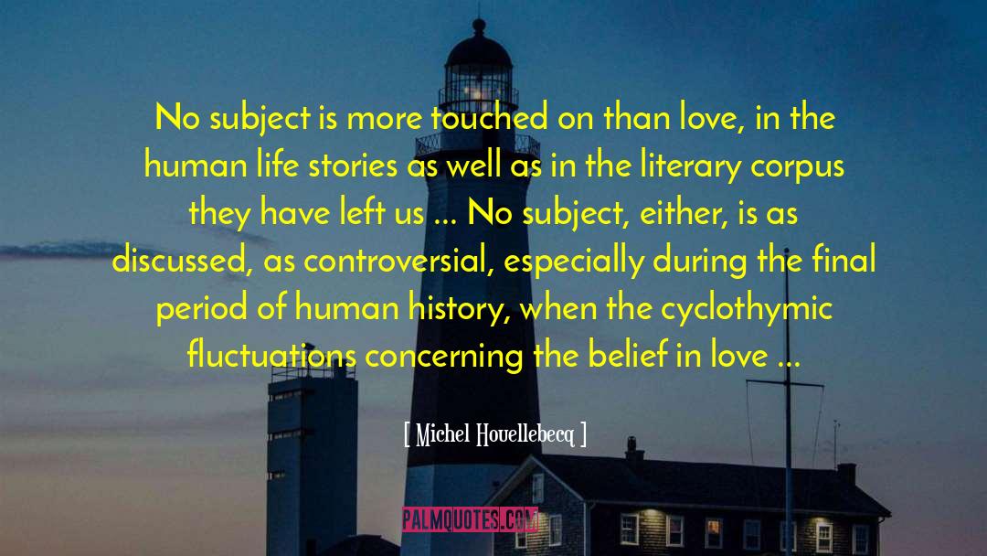Belief In Love quotes by Michel Houellebecq