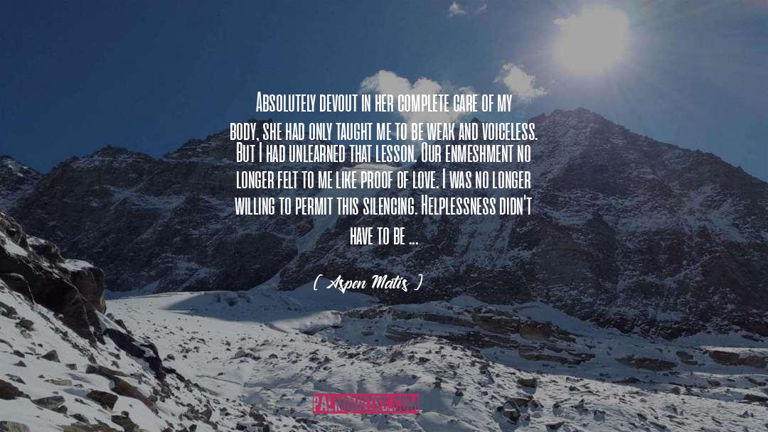 Belief In Self quotes by Aspen Matis