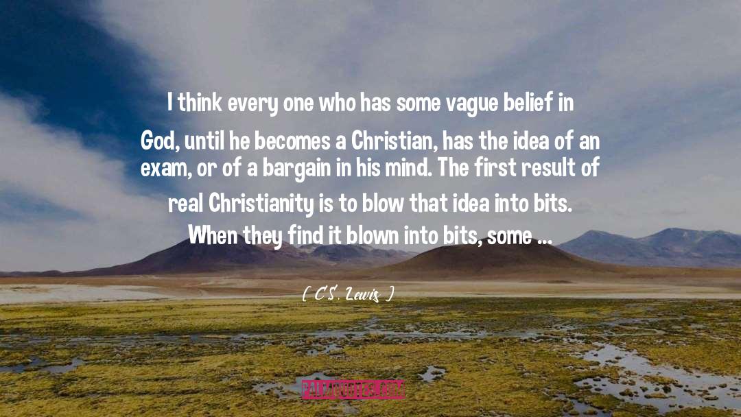 Belief quotes by C.S. Lewis
