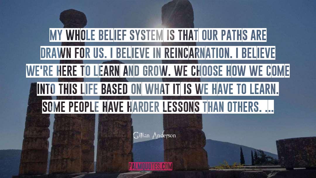 Belief System quotes by Gillian Anderson