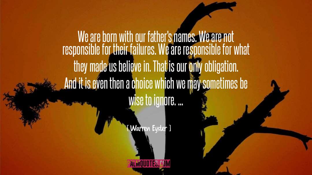 Belief Systems quotes by Warren Eyster