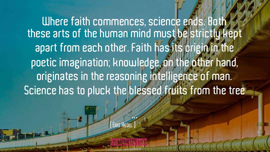 Belief Vs Knowledge quotes by Ernst Haeckel