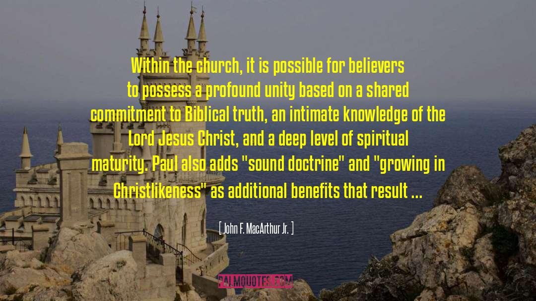 Belief Vs Knowledge quotes by John F. MacArthur Jr.