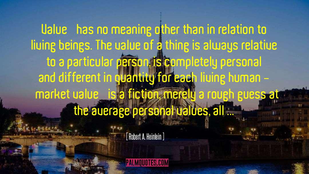 Beliefs And Values quotes by Robert A. Heinlein