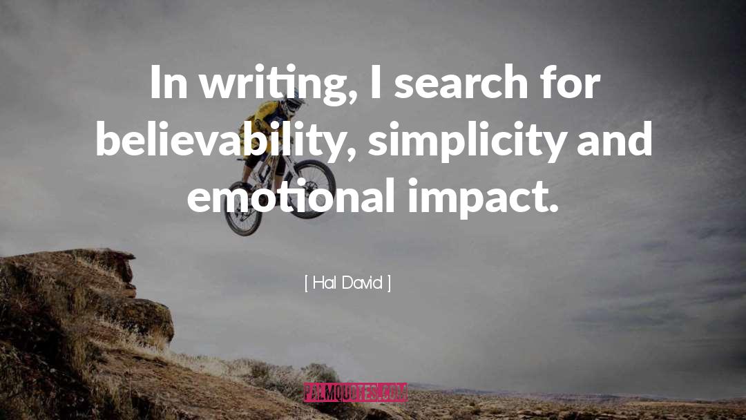 Believability quotes by Hal David