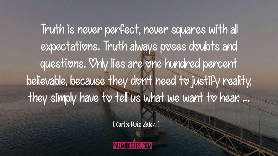 Believable quotes by Carlos Ruiz Zafon