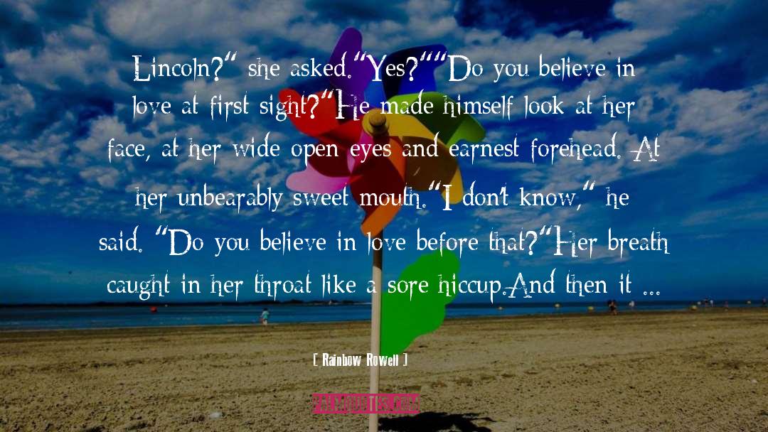 Believe In Love quotes by Rainbow Rowell