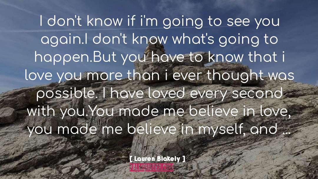 Believe In Love quotes by Lauren Blakely