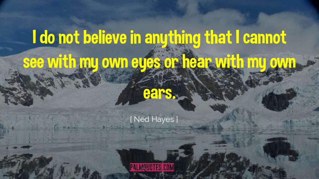 Believe In Magic quotes by Ned Hayes