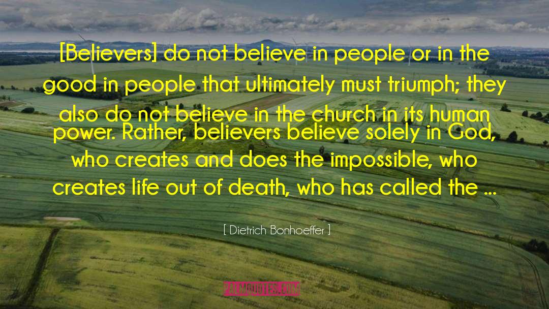 Believe In People quotes by Dietrich Bonhoeffer