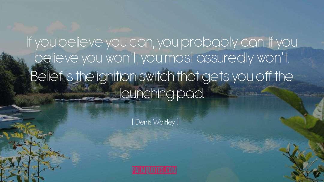 Believe You Can quotes by Denis Waitley