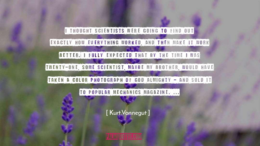Believer Magazine quotes by Kurt Vonnegut
