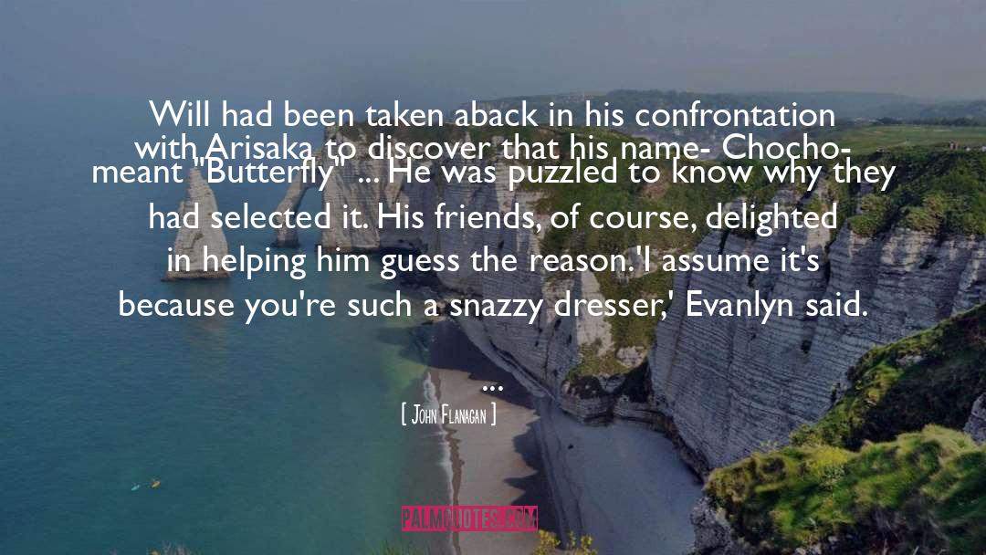 Believer Of Butterfly Effect quotes by John Flanagan