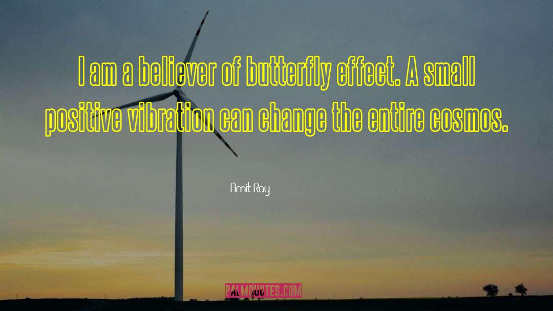 Believer Of Butterfly Effect quotes by Amit Ray