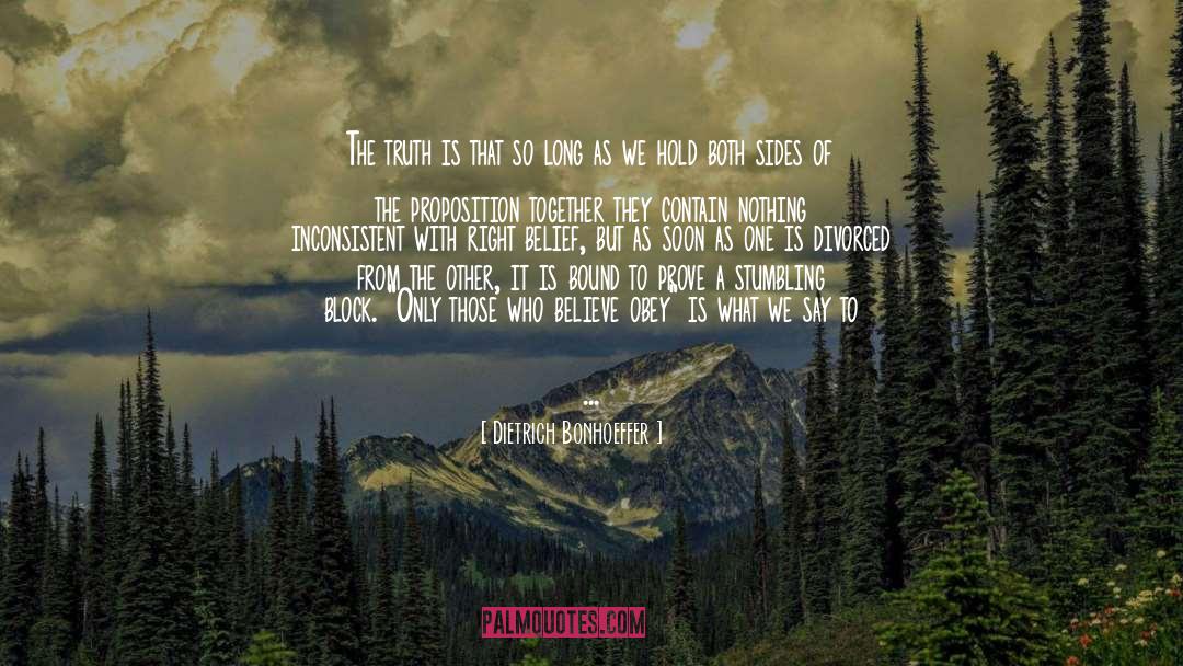 Believers quotes by Dietrich Bonhoeffer