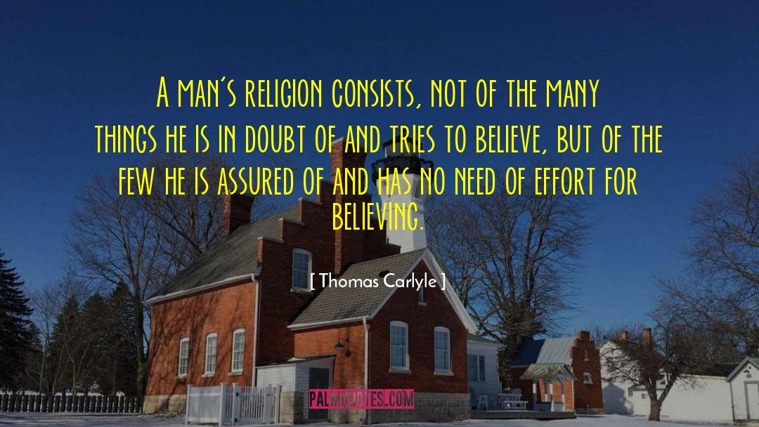 Believing Believe quotes by Thomas Carlyle