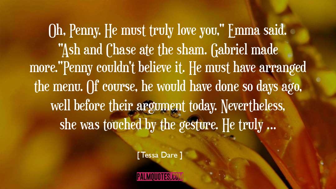 Believing Believe quotes by Tessa Dare