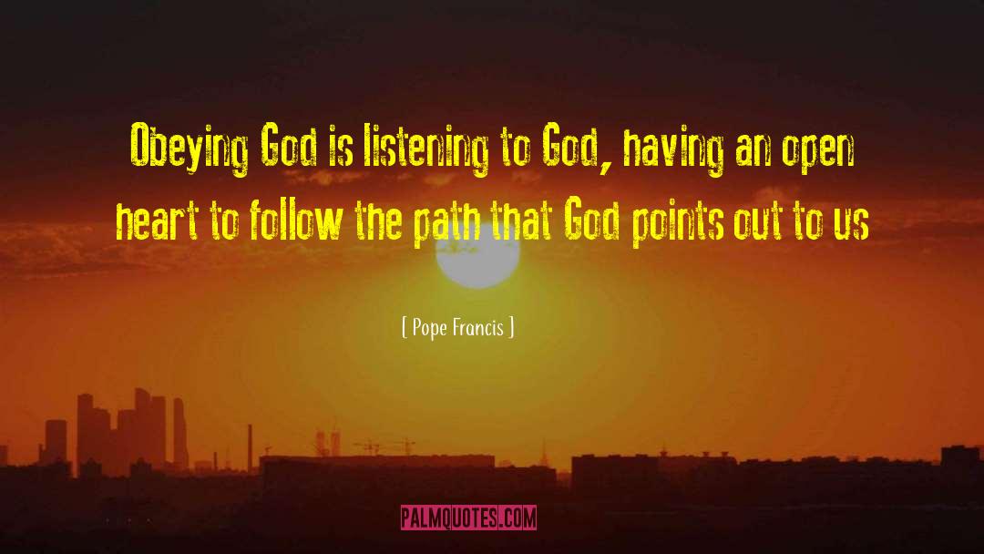 Believing God quotes by Pope Francis