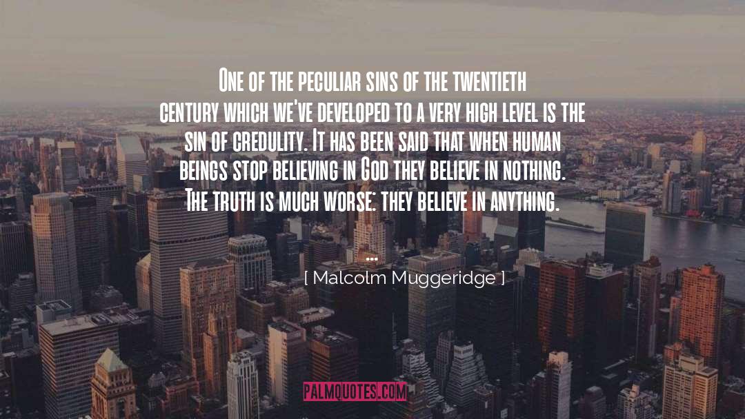 Believing In God quotes by Malcolm Muggeridge