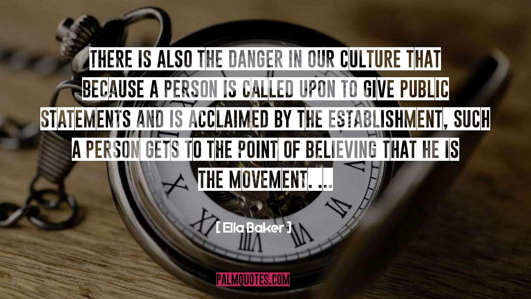 Believing quotes by Ella Baker