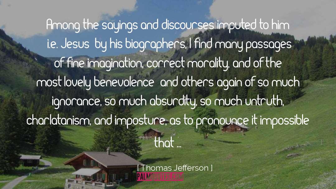 Belisle Pronounce quotes by Thomas Jefferson
