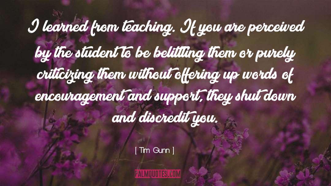 Belittle quotes by Tim Gunn
