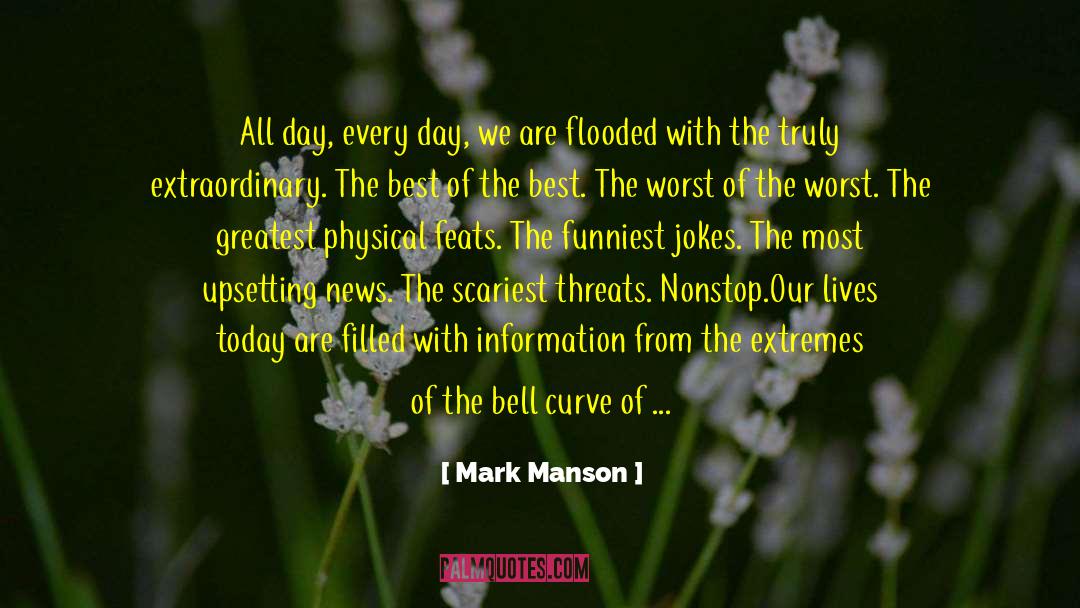 Bell Curve quotes by Mark Manson