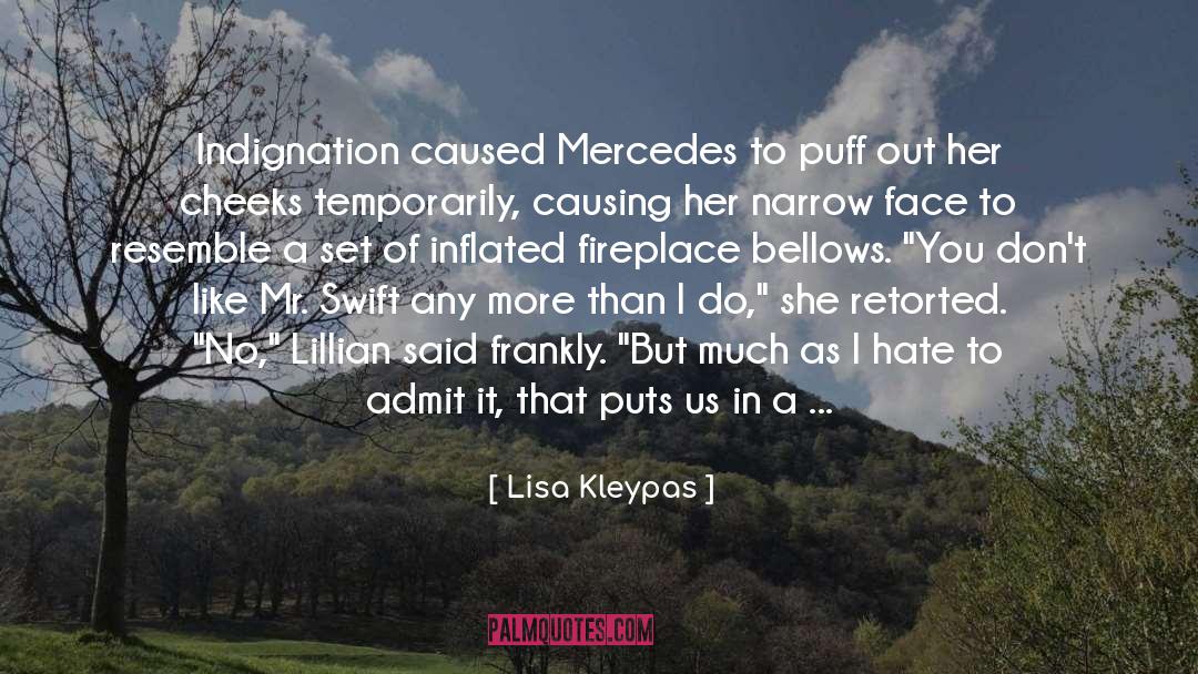 Bellows quotes by Lisa Kleypas