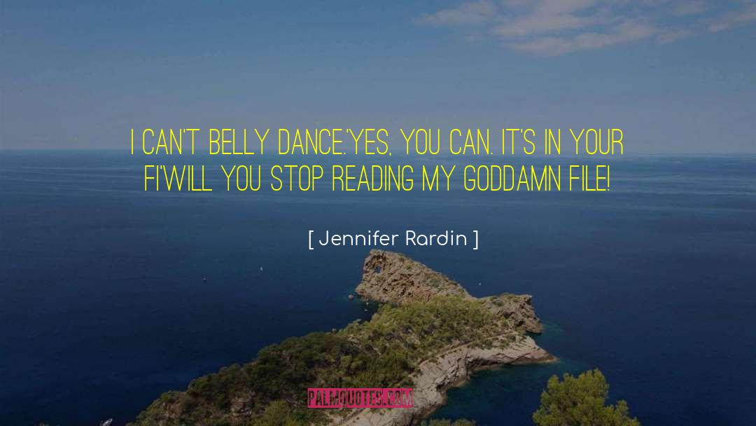 Belly Dance quotes by Jennifer Rardin