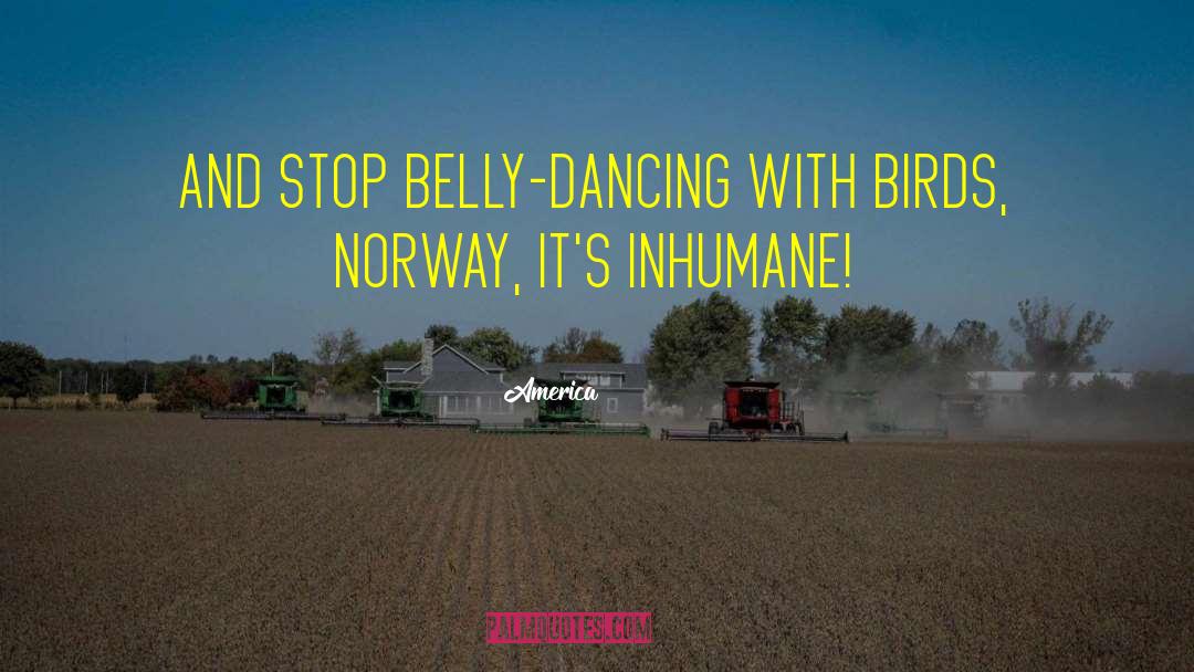 Belly Dancing With Birds quotes by America