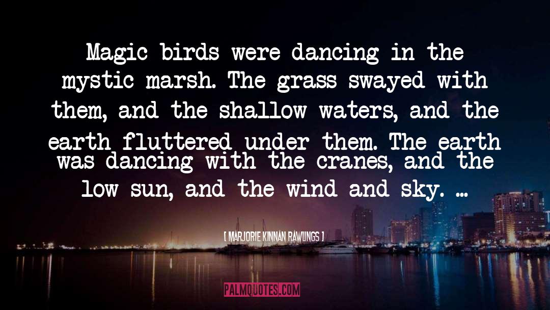 Belly Dancing With Birds quotes by Marjorie Kinnan Rawlings