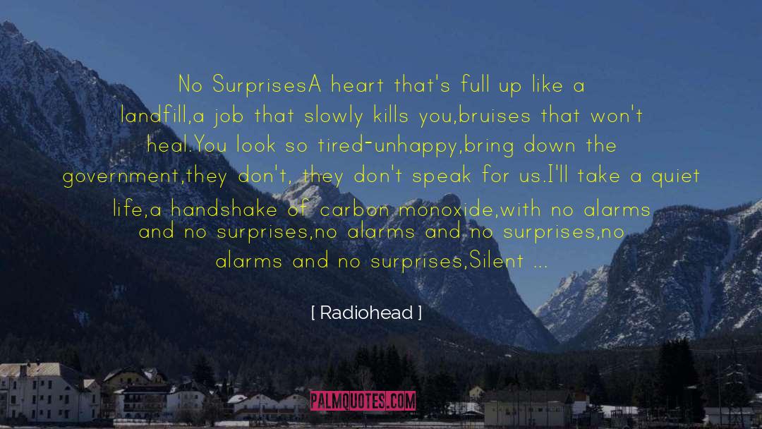 Bellyache quotes by Radiohead