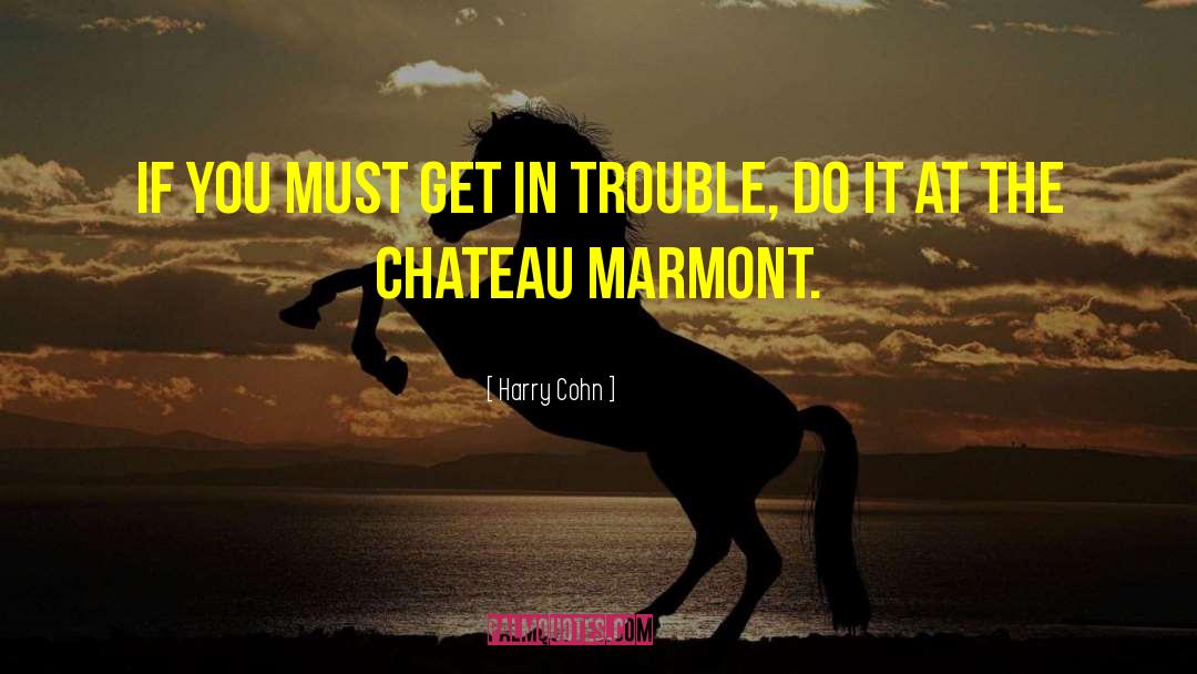 Beloeil Chateau quotes by Harry Cohn
