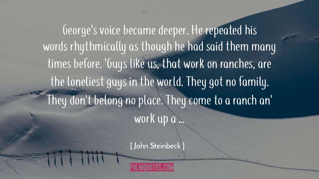 Belong quotes by John Steinbeck