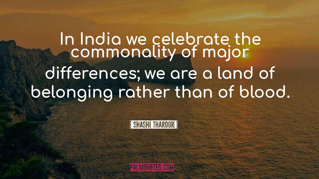 Belonging quotes by Shashi Tharoor