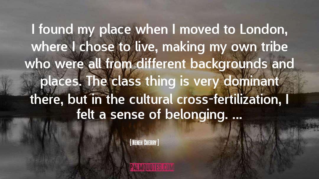 Belonging quotes by Neneh Cherry