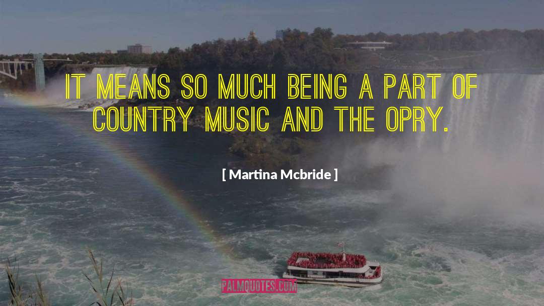 Beloved Country quotes by Martina Mcbride