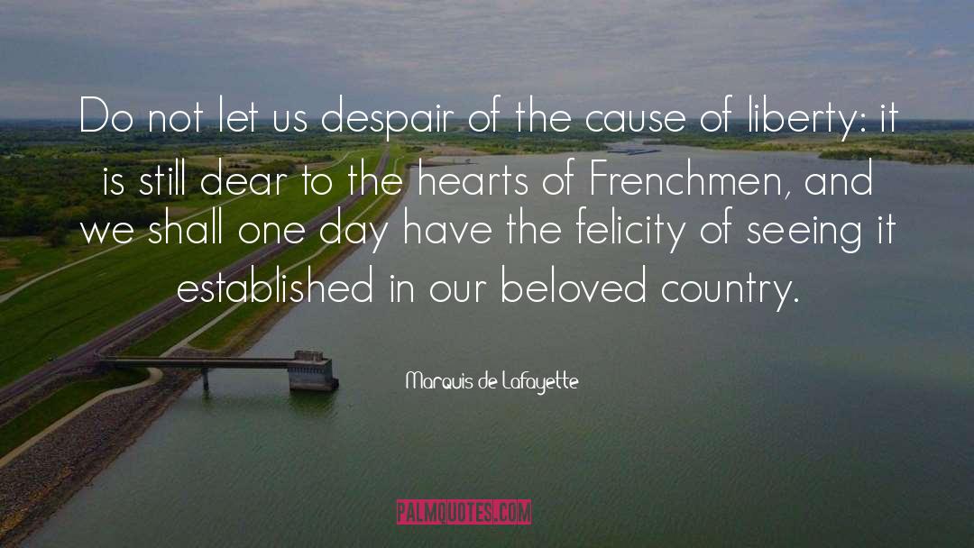 Beloved Country quotes by Marquis De Lafayette