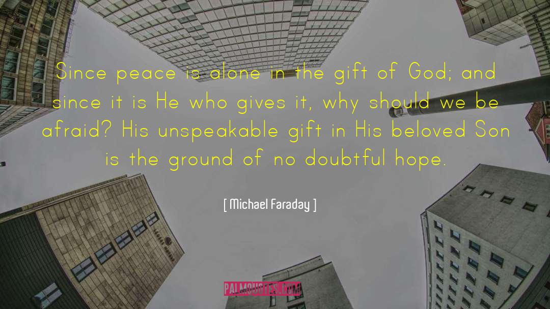 Beloved Son quotes by Michael Faraday