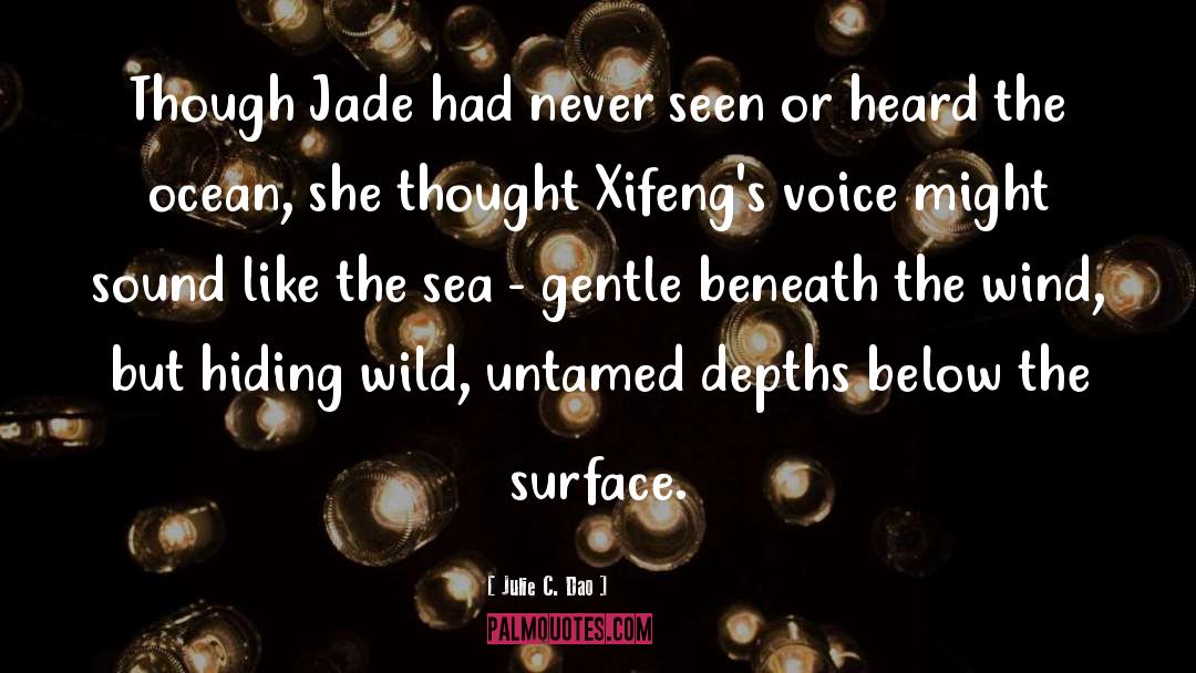 Below The Surface quotes by Julie C. Dao