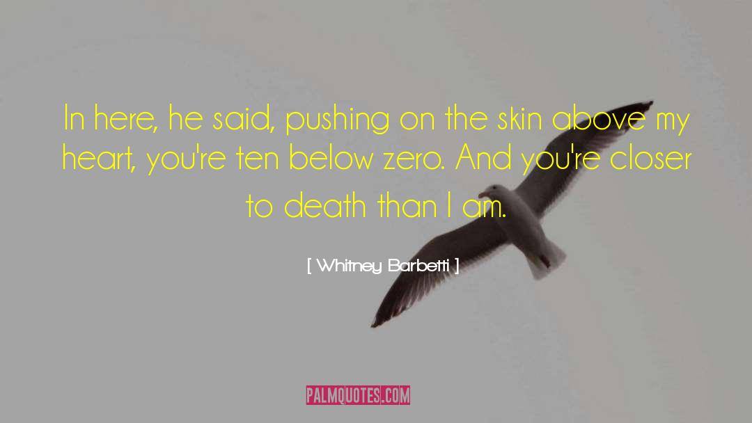 Below Zero quotes by Whitney Barbetti