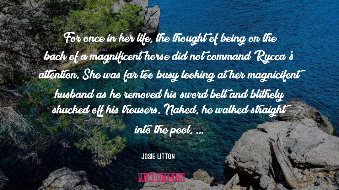 Belt quotes by Josie Litton