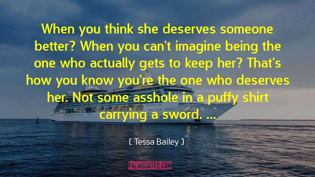 Belted Shirt quotes by Tessa Bailey